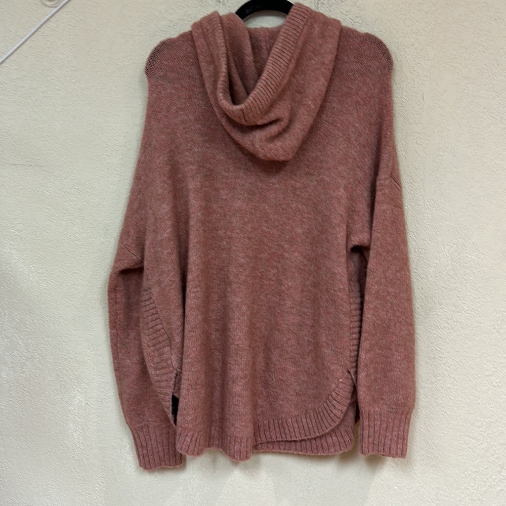 Madewell Wilmington dusty rose Hoodie Sweater size large - Picture 7 of 7